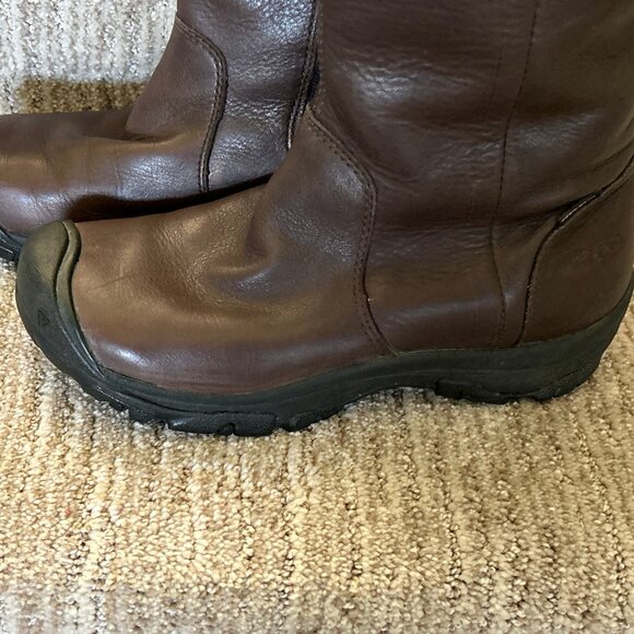 Keen Silverton Boots ~ 7 ~ Waterproof / Insulated ~ Java Brown Leather - Picture 6 of 10